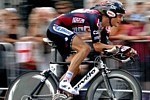 Frank Schleck w�hrend des Prologes der Tour de France 2007